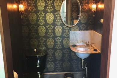 Example of an eclectic home design design in Other