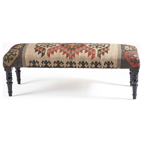 Bohemian Vanity Indoor Bench, 47" Length