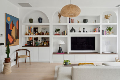 Idée de décoration pour un salon design.