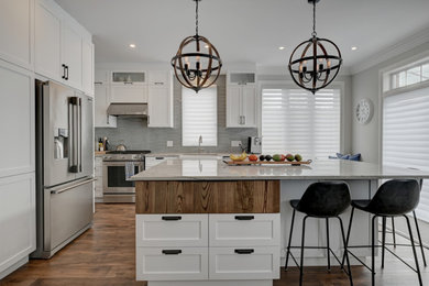 Kitchen - cottage kitchen idea in Other