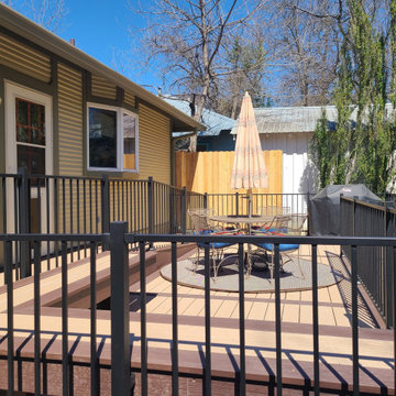 Composite Deck and Access Ramp in Central Austin