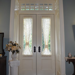 DB121 Double Door Entry Unit with Transom - by Vintage Doors - Front Doors