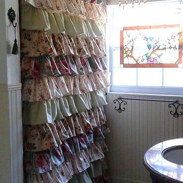 Ruffled Shower Curtains