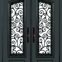 Neo-Classical Double Entry Doors - Front Doors