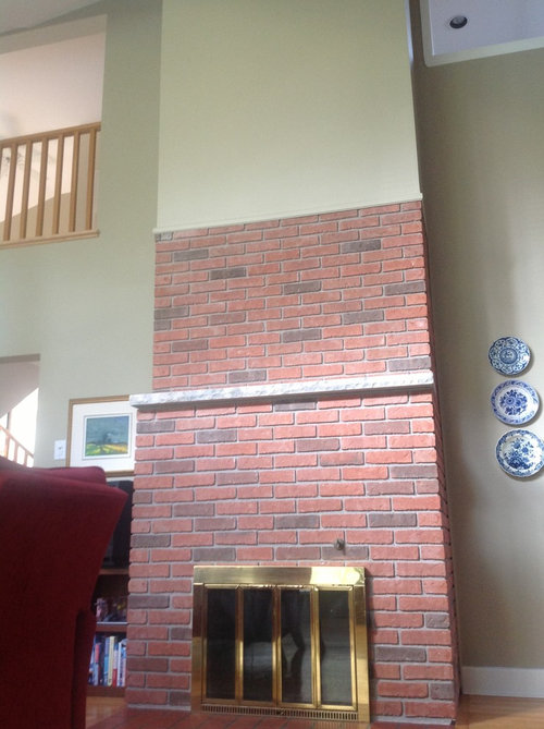 Fireplace Facelift Seeking Ideas