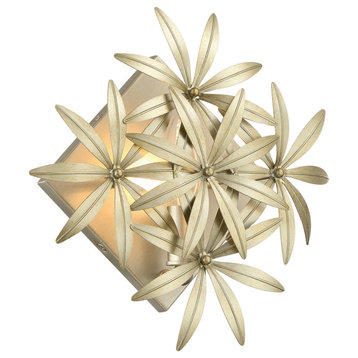 Minka Lavery 2141 Flower Child 11" Tall Wall Sconce - Compliant - Ambry Gold