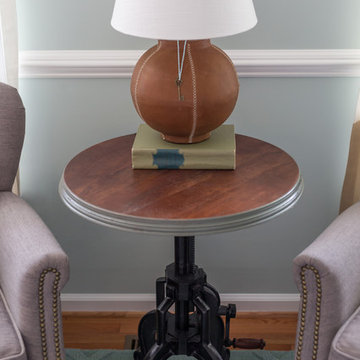 Formal Living with Kid's Work Area