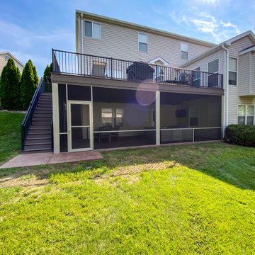 Open Deck with a Screen Room Below