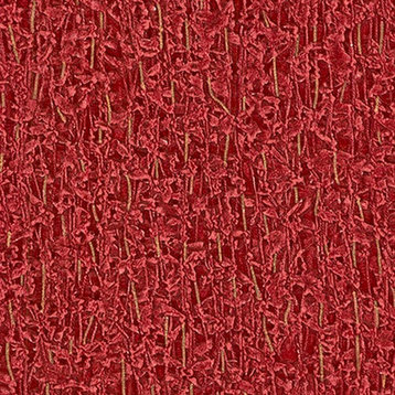 Alpha, Modern Trendy Stone Solid Embossed Wallpaper, Red, Roll, 21"x33'