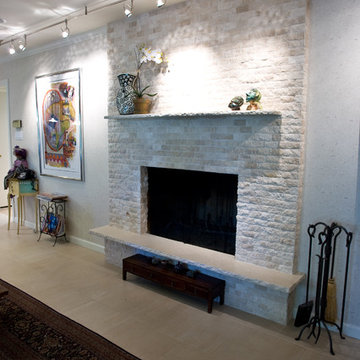 Tile Fireplace Surround