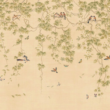 , Beige, Full Size $689 Quantity: 1  Size  A unique chinoiserie that descends fr