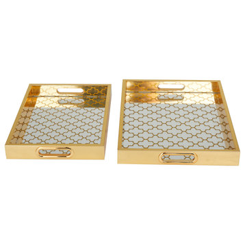 Glam Gold Plastic Tray Set 562043