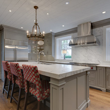 Wayne, PA— Custom P&F kitchen with butler's pantry
