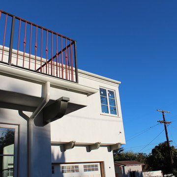 Half Round Rain Gutters in Encino California