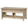 Modern Coffee Table, Lift Up Top With Hidden Storage Space, Lintel Oak