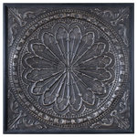 Uttermost - Uttermost Ottavio Wall Art - Ornate Wall Decor Made Of Embossed Iron Finished With A Lightly Antiqued, Chocolate Brown Glaze Accented By A Narrow, Black Crackled Frame. Uttermost's Wall Art Combines Premium Quality Materials With Unique High-style Design. With The Advanced Product Engineering And Packaging Reinforcement, Uttermost Maintains Some Of The Lowest Damage Rates In The Industry. Each Product Is Designed, Manufactured And Packaged With Shipping In Mind.