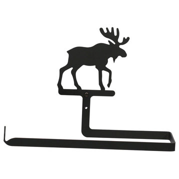 Paper Towel Holder With Horizontal Wall Mount, Moose