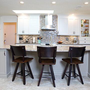 "Dover" Antique White with Sandstone Colourtones