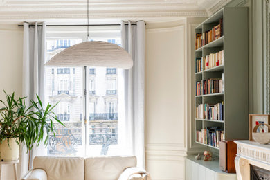 Idée de décoration pour un salon tradition.