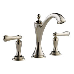 BRIZO CHARLOTTE TWO HANDLE WIDESPREAD LAVATORY FAUCET - LEVER HANDLES - Bathroom Faucets And Showerheads