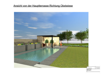 Moderner Pool in Frankfurt am Main