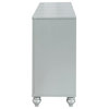 Coaster Gunnison 6-drawer Contemporary Wood Dresser Silver Metallic