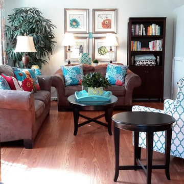 When Chocolate Brown Meets Teal