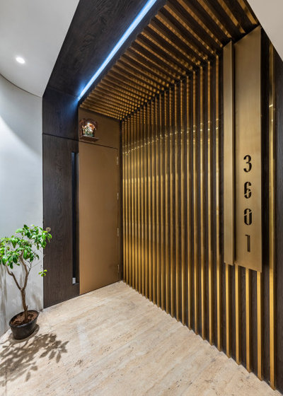 Contemporary Entry by Aum Architects