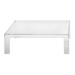 Invisibles Light Low Table by Kartell - Coffee Tables