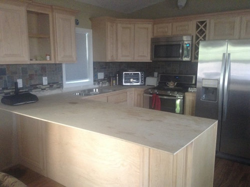 Plywood On Or Off For Granite Countertops, How To Get Countertops Off Cabinets