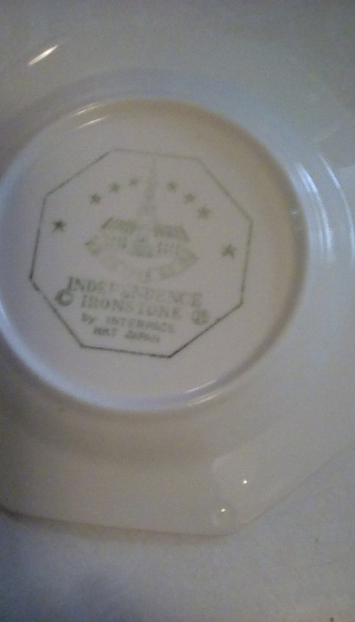 Independence Ironstone Interpace dishes