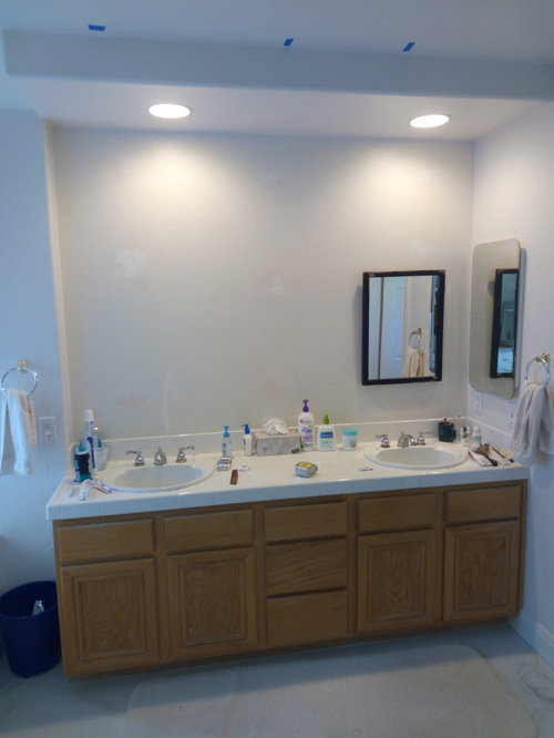 Need Master Vanity Lighting Suggestions - Cost To Replace Bathroom Vanity Light Fixture