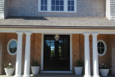 Example of a classic exterior home design in Boston