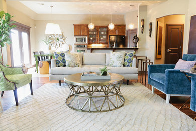 Eclectic living room photo in Other