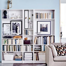 Living room shelves
