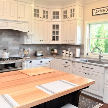 Knox, IN. Haas Cabinetry. Upscale Modern Farmhouse Inspired