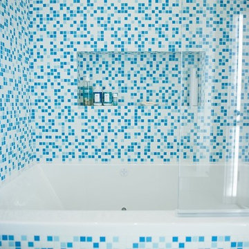 Brio Glass Mosaic Tile Custom Blend