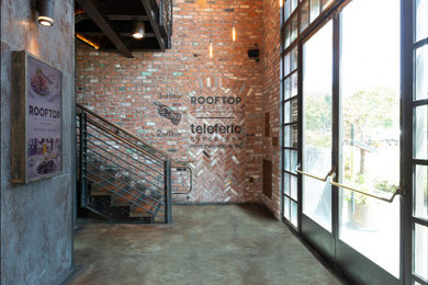 Inspiration for an industrial home design in San Francisco.