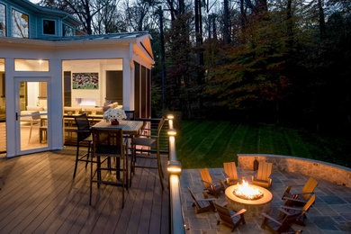 Inspiration for a contemporary deck remodel in DC Metro