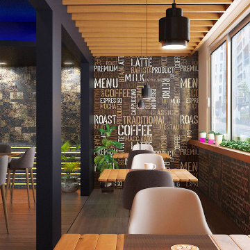 3D Restaurant Design Rendering Los Angeles