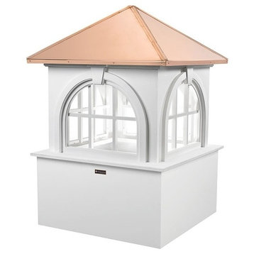 Smithsonian Arlington Vinyl Cupola With Copper Roof 48"x70"