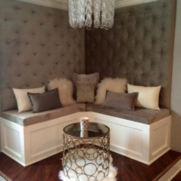 Diamond Tufted Corner Nook