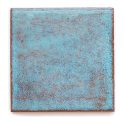 12R Blue Bell (Glossy Finish) - Handmade Ceramic Tile - Tile