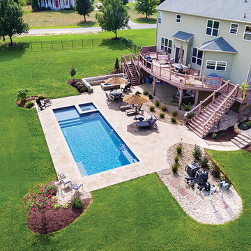 Fiberglass Feature Pool - Mullica Hill, New Jersey