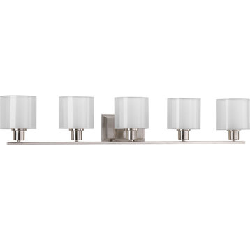 Invite Collection 5-Light Bath Light, Brushed Nickel