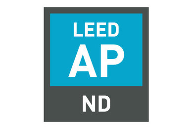 LEED AP Neighborhood Development (LEED AP ND)  Applies to individuals participat