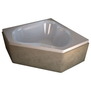 Atlantis Whirlpools 6060SAR Sublime 60 x 60 Corner Air Jetted Bathtub