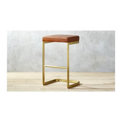 mack leather 30" bar stool | CB2 - Bar Stools And Counter Stools