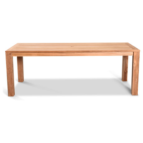 Classic Teak 8-Seater Rectangular Dining Table