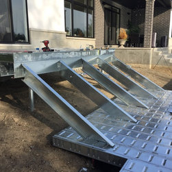 Multi-level Paverdeck Pool - Landscaping Stones And Pavers
